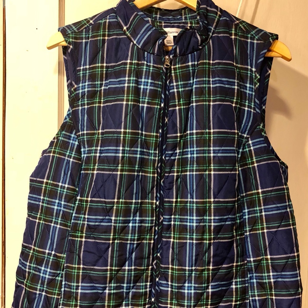 Women’s Croft & Borrow plaid vest